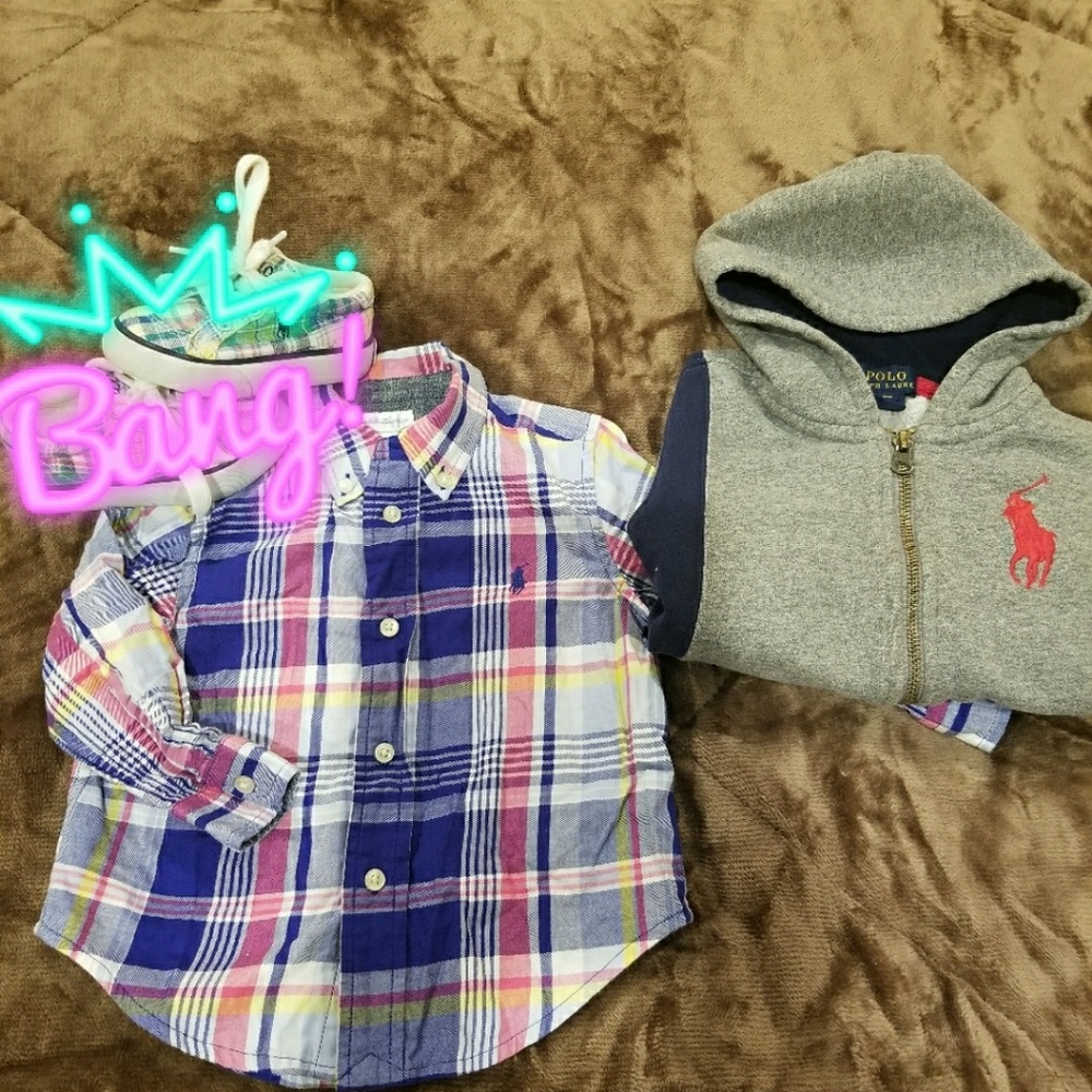 Shirt and hoodie